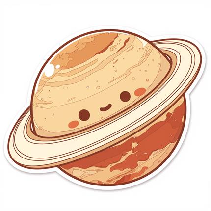 土星微笑：可爱行星的萌动时刻