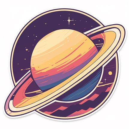 穿越星环的奇幻之旅：土星的迷人色彩