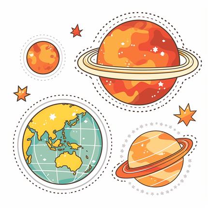 星环漫步：穿越宇宙的色彩之旅