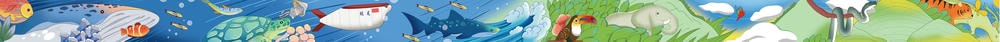 特色海洋与陆地生物长图 1