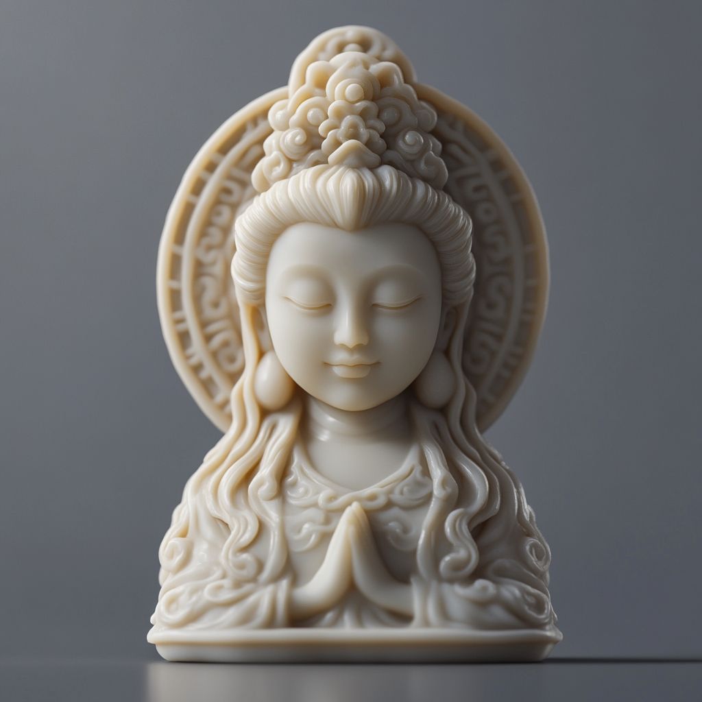 净化心灵的守护者!观音净心摆件-天津博物馆精品,静享祥和之美! 1