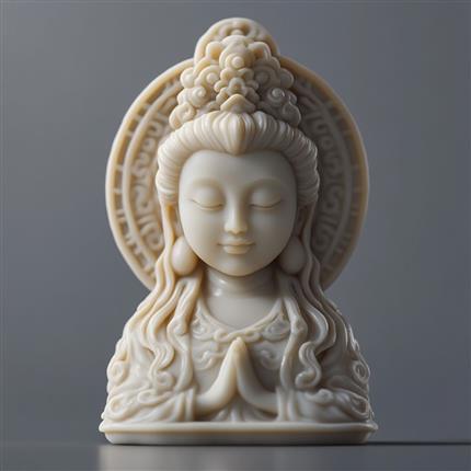 净化心灵的守护者！观音净心摆件-天津博物馆精品，静享祥和之美！
