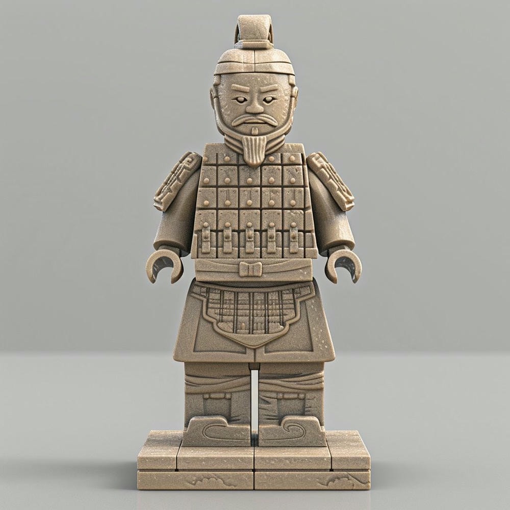 秦俑乐高战士-让孩子们玩转历史 1
