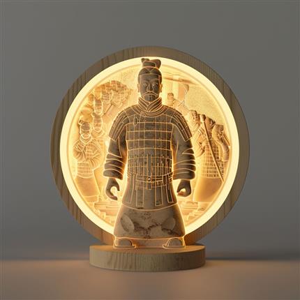 秦俑守护光-点亮你的历史之夜
