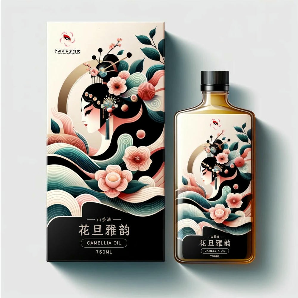 花旦雅韵-中国京剧艺术基金会文创山茶油-艺术与健康的完美结合 1
