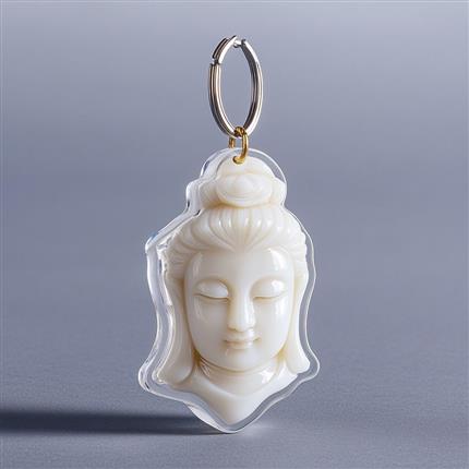 禅意随行，守护如影！禅意观音钥匙扣-天津博物馆文创新品震撼来袭！