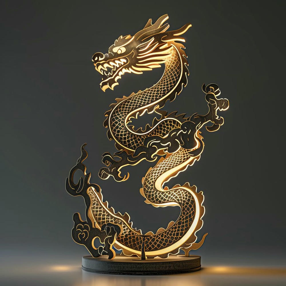 点亮东方神韵!龙影辉煌灯-河北博物院文创的璀璨之作! 1