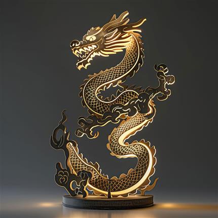 点亮东方神韵！龙影辉煌灯-河北博物院文创的璀璨之作！