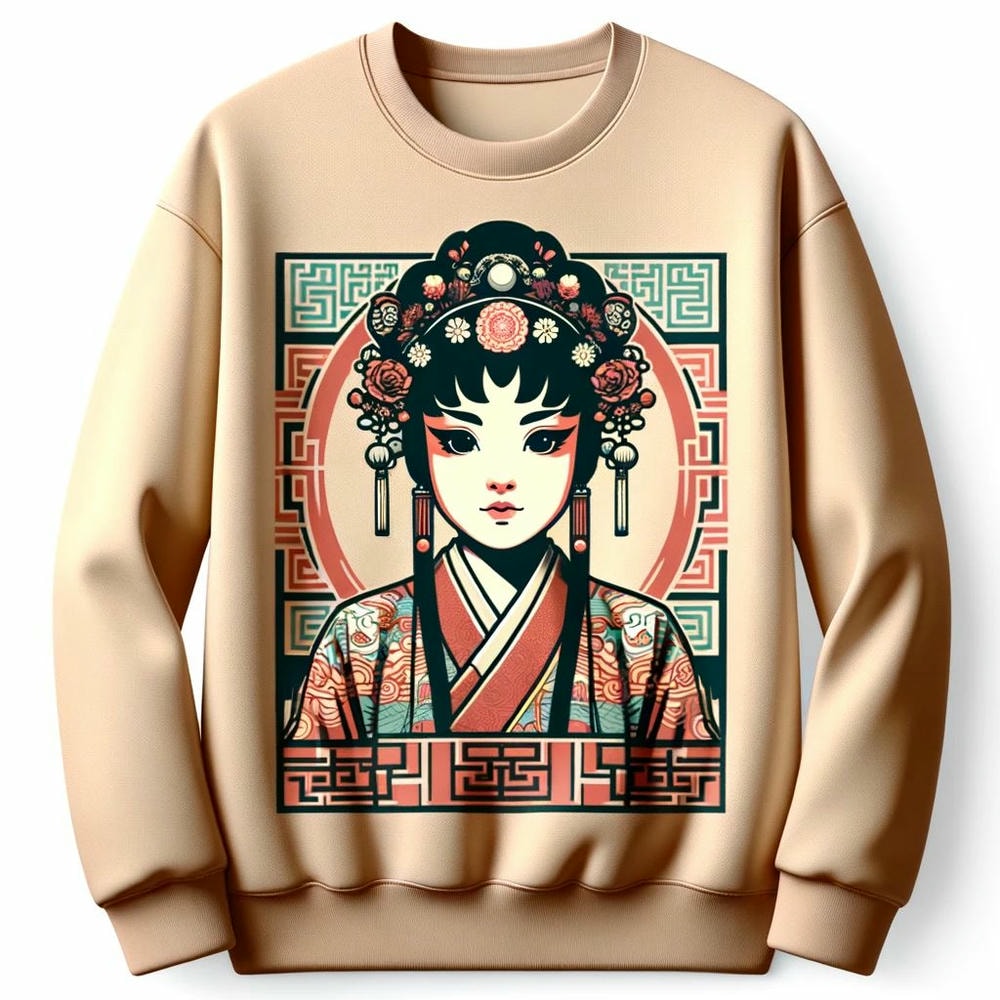 京韵华彩!花旦卫衣 - 穿出传统之美 1