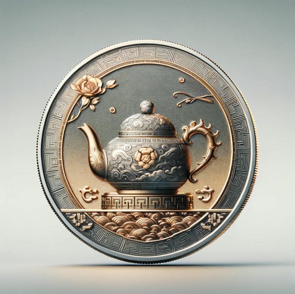 茶叶博物馆出品!茶韵古典艺术纪念币-收藏茶文化的精美之选! 1