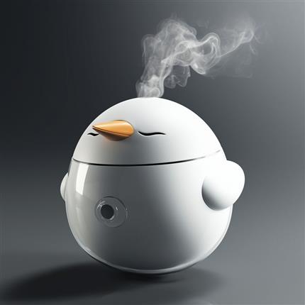 白鹭湿润精灵-白鹭造型加湿器让空气清新湿润！