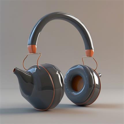 聆听茶韵！茶壶雅韵立体声耳机-为您的音乐增添一份古典与现代的交融！
