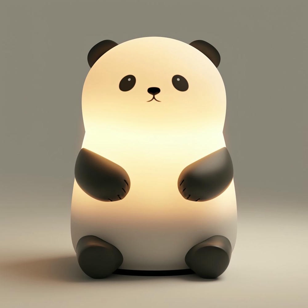 萌趣熊猫夜灯-温馨与萌趣的完美结合 1