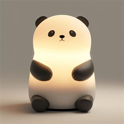 萌趣熊猫夜灯-温馨与萌趣的完美结合