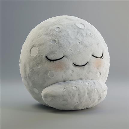 月亮萌宠抱枕-带你进入梦幻星空的温柔怀抱！