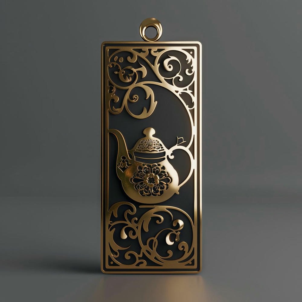 独特茶韵！茶韵金雕书签-为您的阅读增添一份古典雅致！ 1