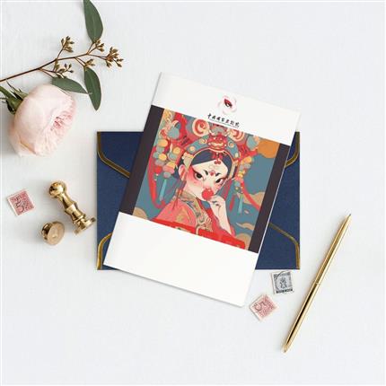 京剧文艺！花旦笔记本-记录文化与灵感的载体