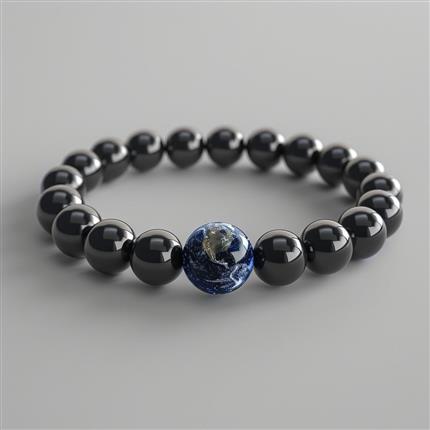 行星宇宙禅意佛珠手串-将浩瀚宇宙与心灵宁静佩戴在腕间！