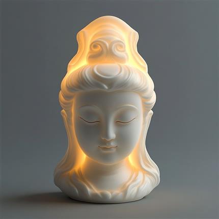 夜的守护者，心灵的宁静！观音安宁夜灯-天津博物馆经典之作