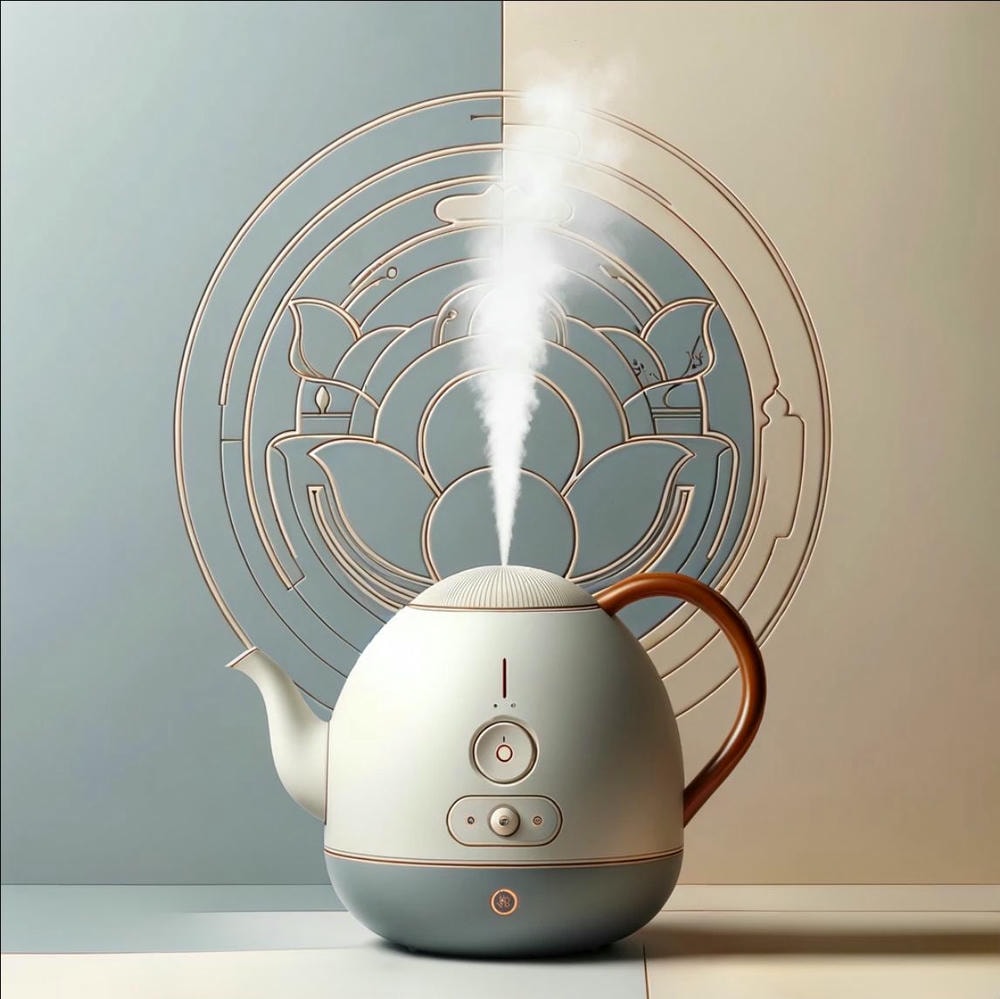 现代生活的禅意之选-禅意茶壶加湿器-为你打造宁静舒适的居家环境! 1