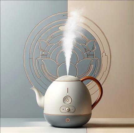 现代生活的禅意之选-禅意茶壶加湿器-为你打造宁静舒适的居家环境！