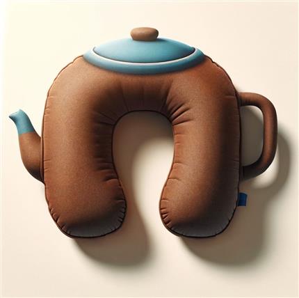 茶叶博物馆出品！茶韵颈枕-为你的旅途带来温暖与舒适！