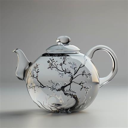 晶莹剔透！晶莹茶韵水晶装饰摆件-为您的空间增添一份典雅与清新！
