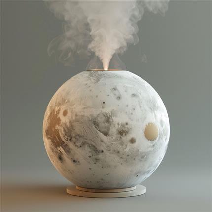 梦幻月球！月球梦幻加湿器-让你的空间充满神秘与湿润！