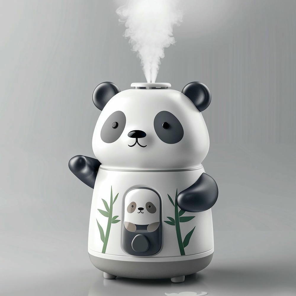 清新可爱-熊猫萌趣加湿器-为你增添一抹自然气息! 1