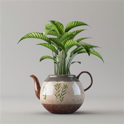 绿意茶韵！茶壶绿植创意花盆-为您的空间增添一份自然与清新！