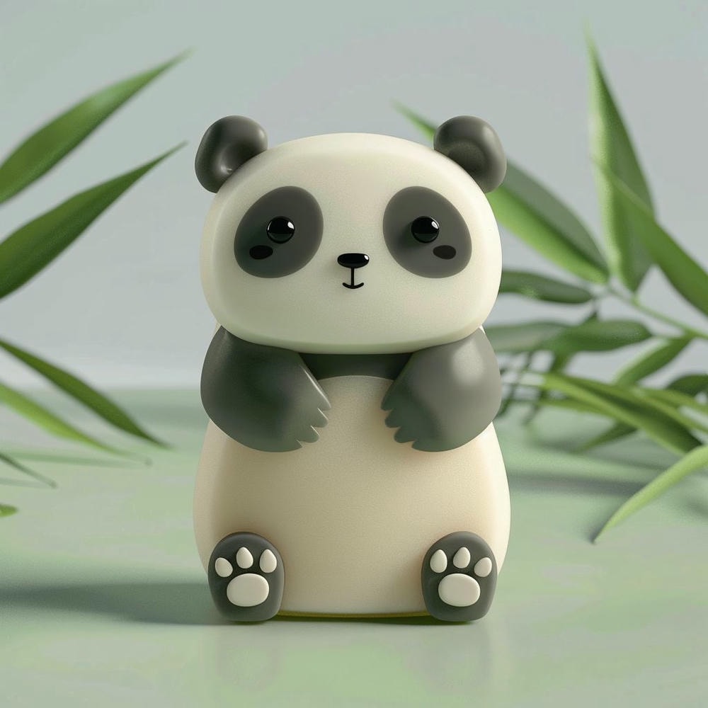 熊猫萌趣皂-可爱造型,温和洁净! 1