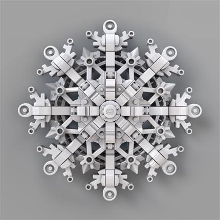 科技雪绒的积木奇观！带你拼出冬日的艺术之美