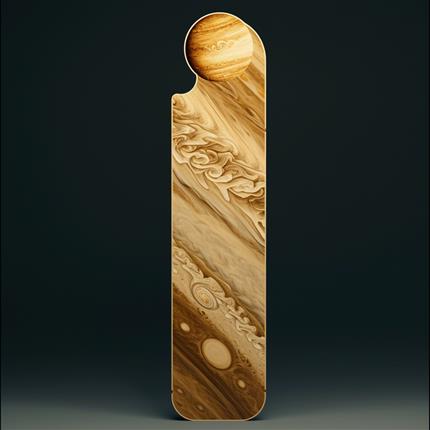 木星之美！带你遨游星际的木质书签