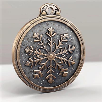 科技与冬之美的碰撞！绝美雪绒纪念勋章，值得典藏！