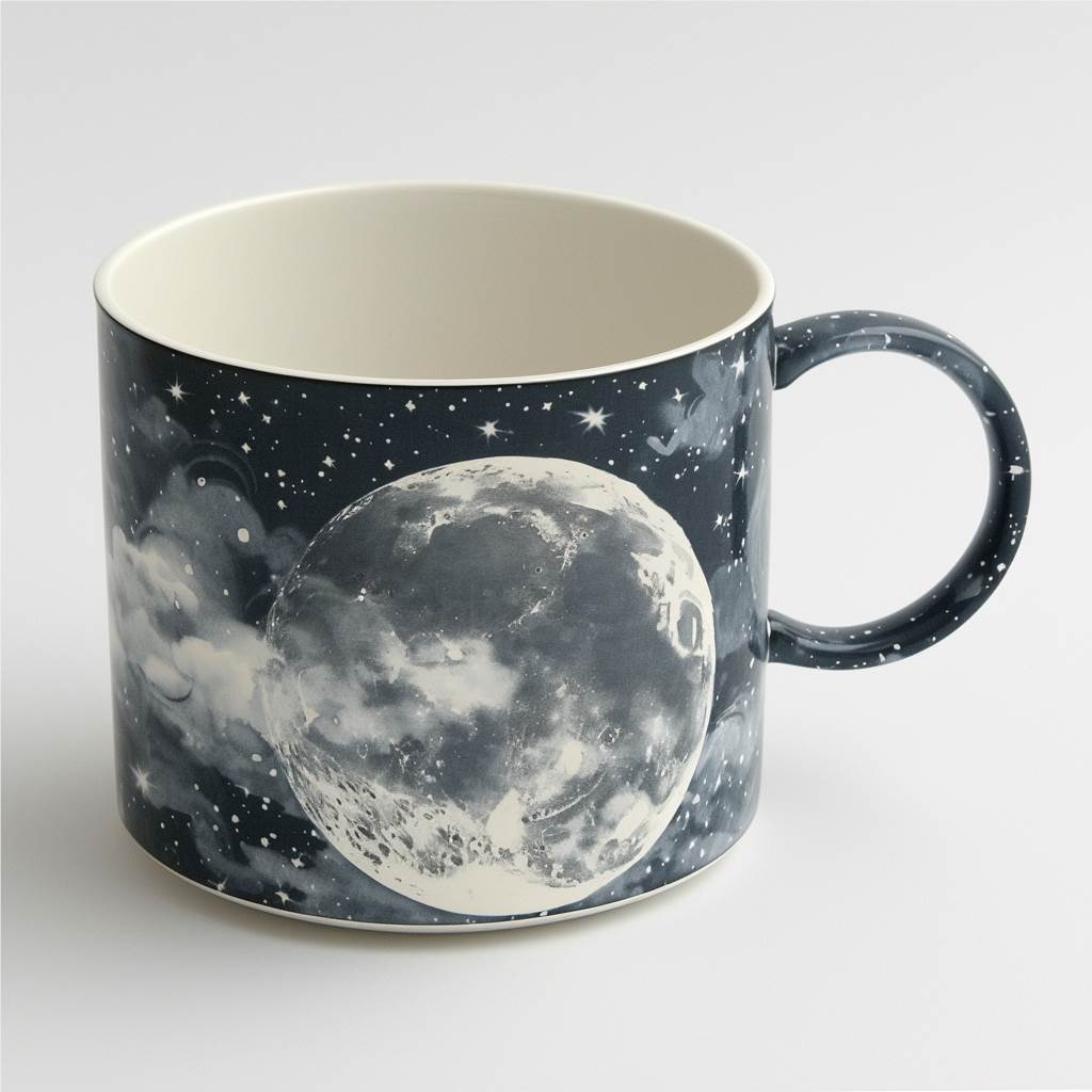捧起满月的宁静,每一口都是星空的陪伴 1