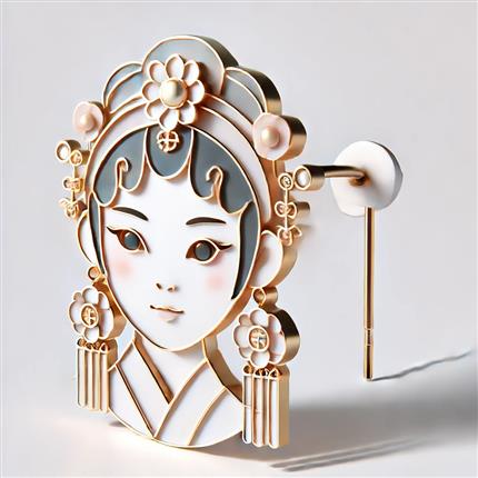 复古风华旦耳饰，穿越千年的东方之美