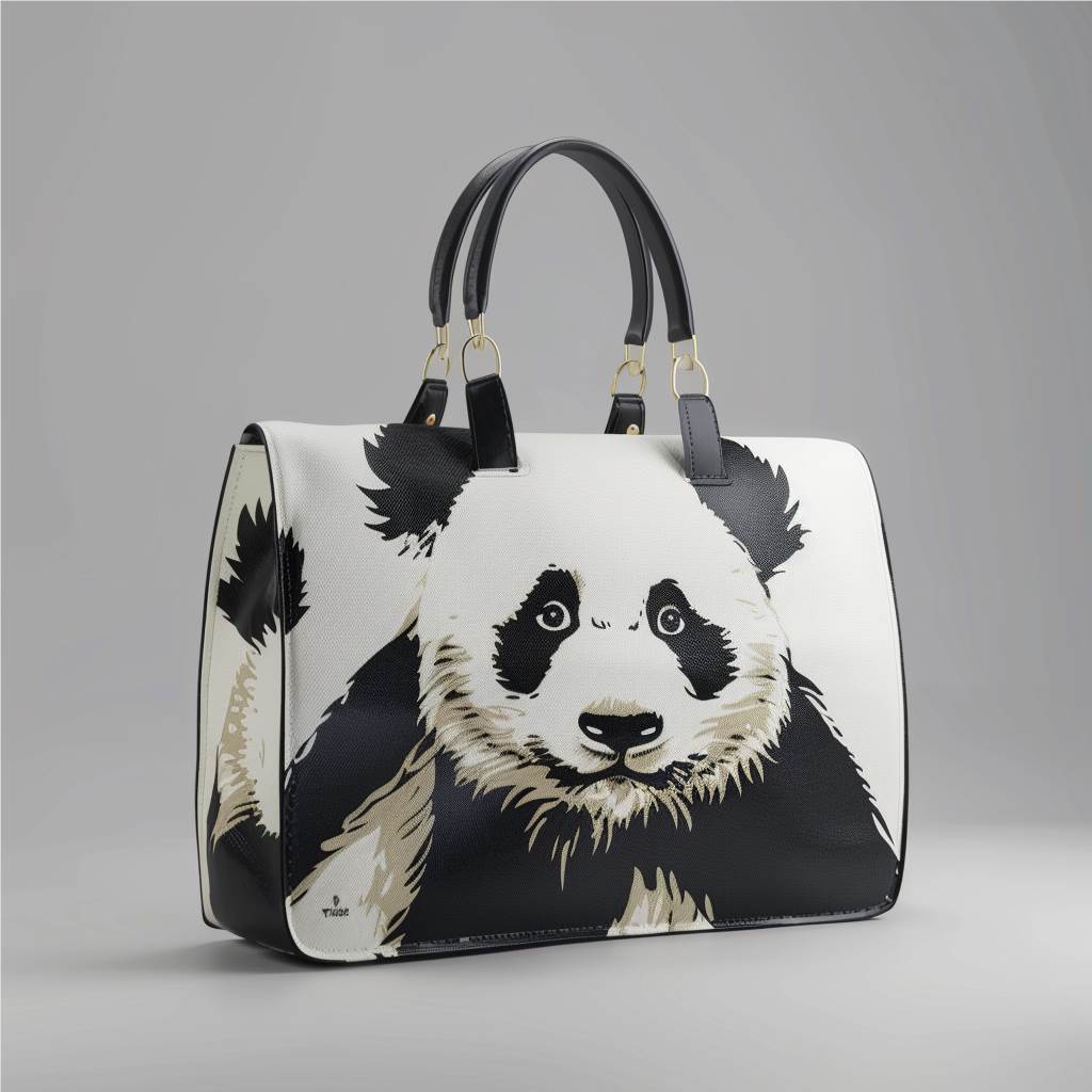 萌趣与时尚兼具!大熊猫手提包,尽显独特个性 1