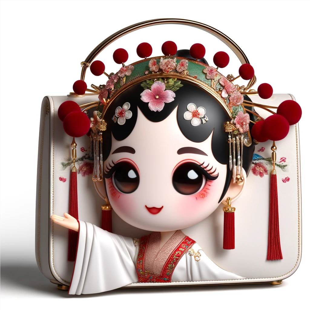 白娘子Q版手提包，演绎经典传奇的时尚新宠 1