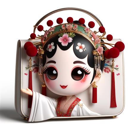 白娘子Q版手提包，演绎经典传奇的时尚新宠