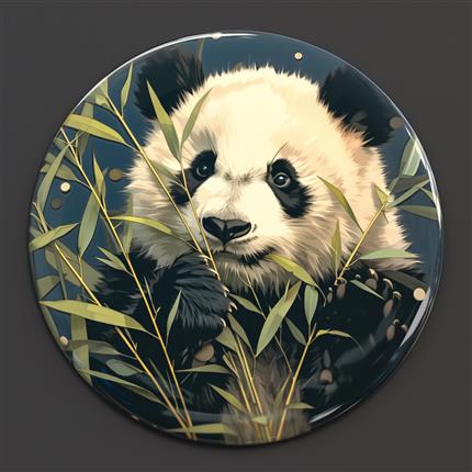 憨萌守护者！大熊猫纪念徽章，展现自然之美