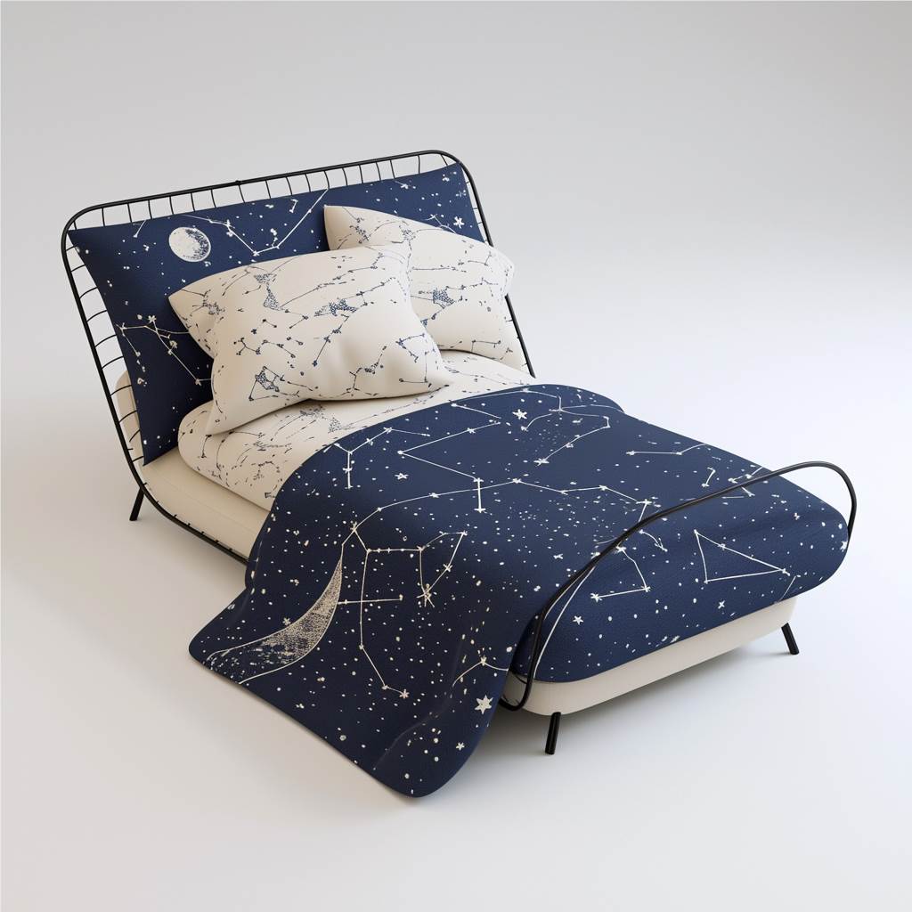 星空入梦!穿上星辰四件套,让卧室瞬间浪漫升级 1