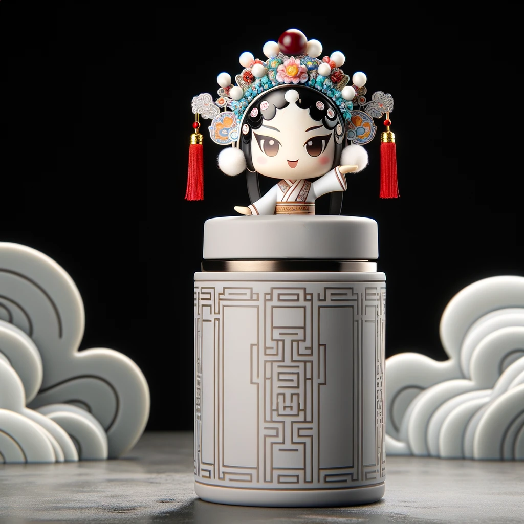 东方雅韵花旦保温杯,随行温暖艺术品 1