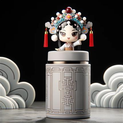 东方雅韵花旦保温杯，随行温暖艺术品