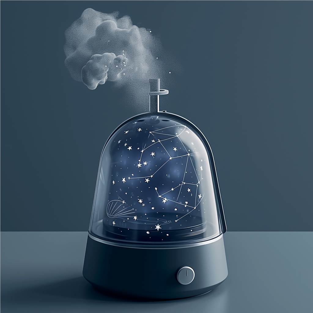 迷你星空加湿器,星辰伴您入梦每一夜! 1