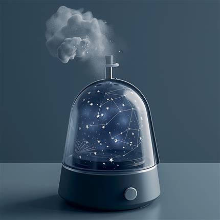迷你星空加湿器，星辰伴您入梦每一夜！