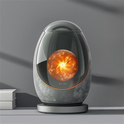 星际科技感爆棚！炫酷太阳能量蓝牙音响，点燃你的音乐激情！