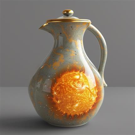太阳之心暖你一杯！神秘宇宙咖啡壶，点亮品味新高度