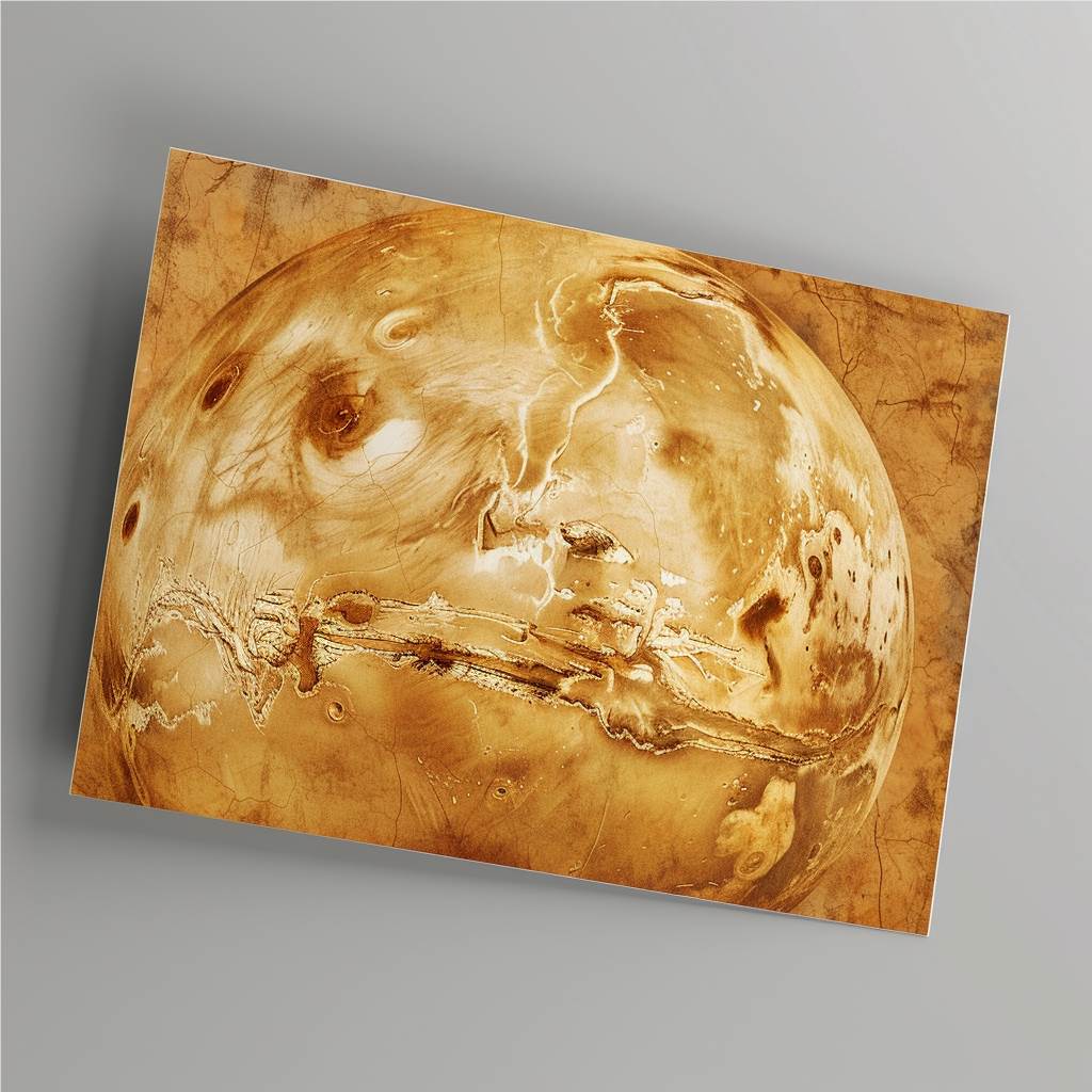 火星的地表纹理,探索星际的神秘画卷! 1