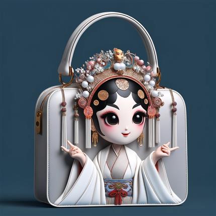 白娘子萌趣手提包，古典与潮流的完美邂逅