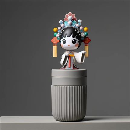 花旦萌趣水杯，让京剧陪你喝水每一刻